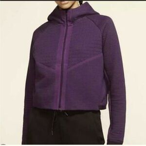 Nike cropped full zip hoodie